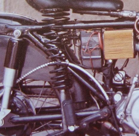 Close up of old Honda Close up of old Honda