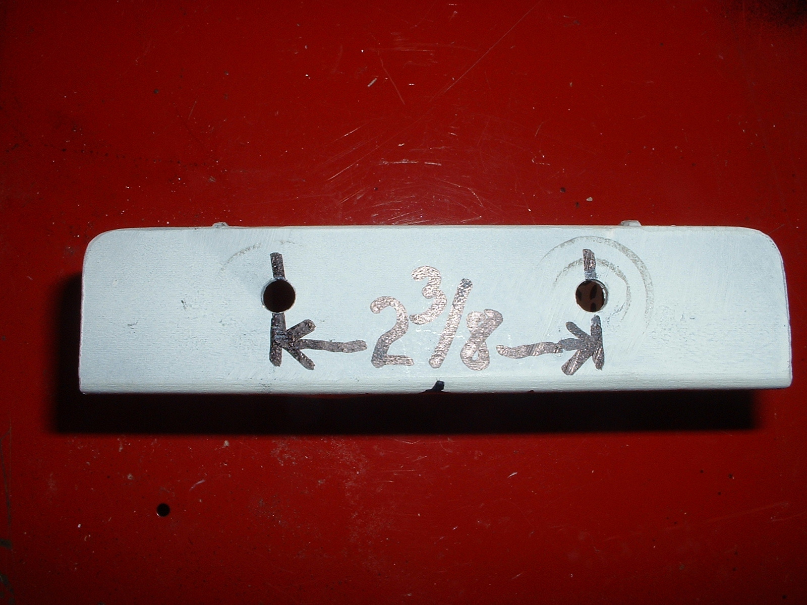 Bottom side of the Nose Bracket Bottom side of the Nose Bracket